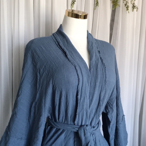 Umgee Textured Kimono Robe - Picture 4 of 8